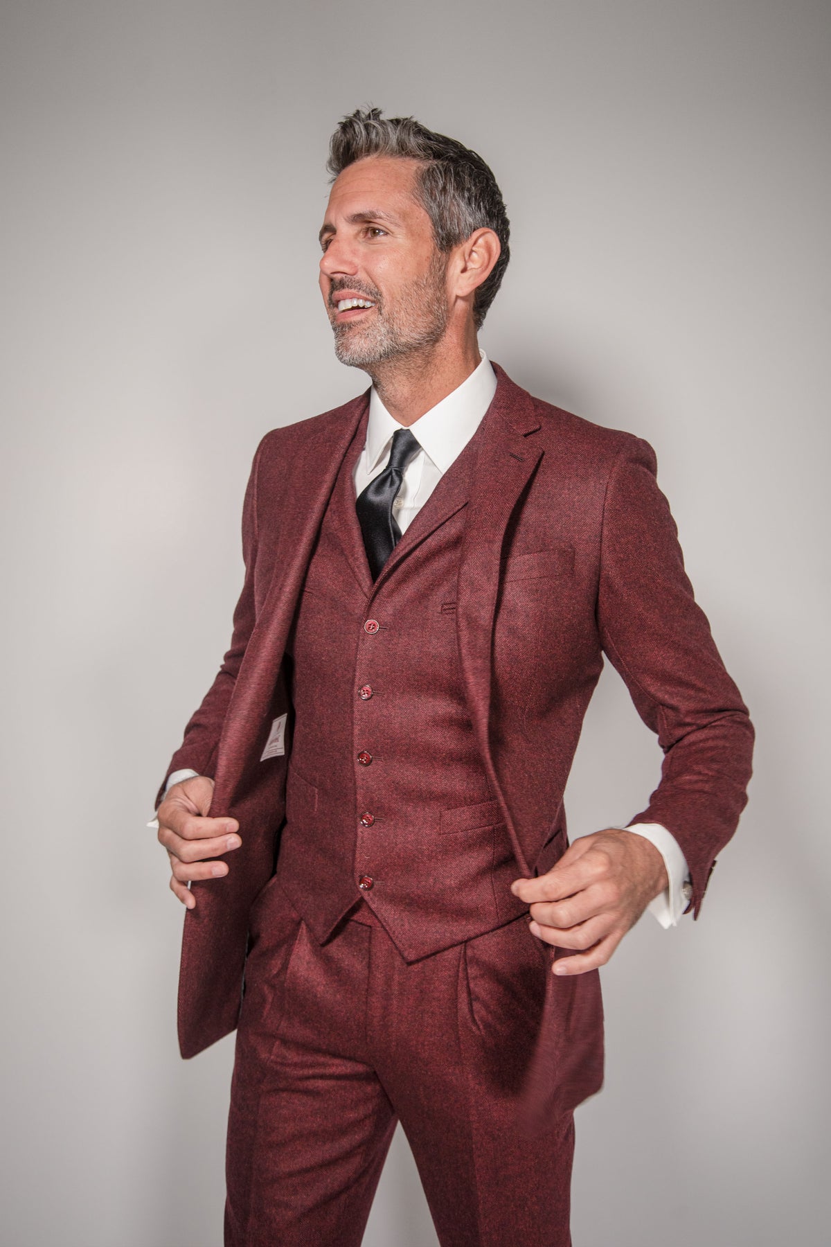 English Herringbone Tweed