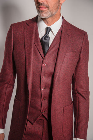 English Herringbone Tweed 3pc Suit
