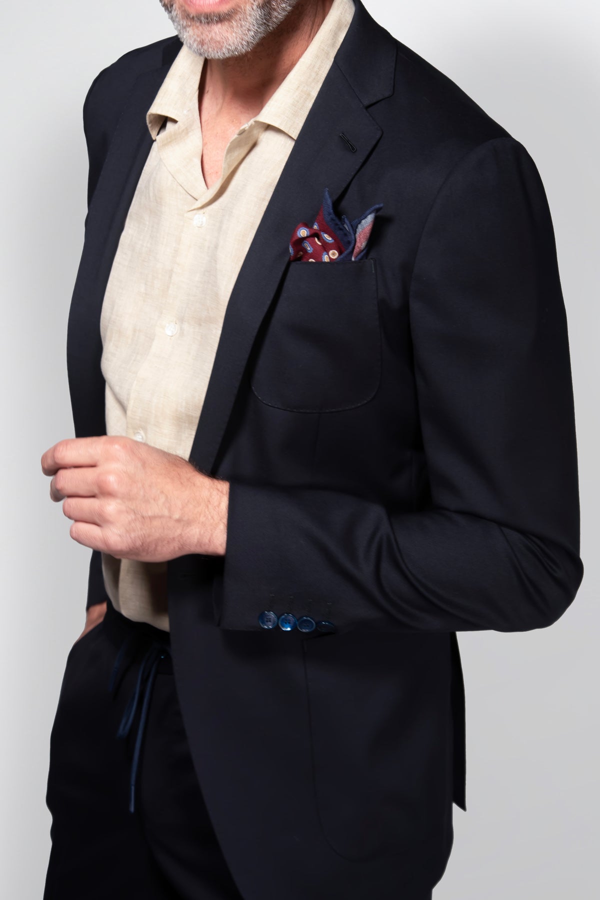 Unstructured Stretch Flatweave