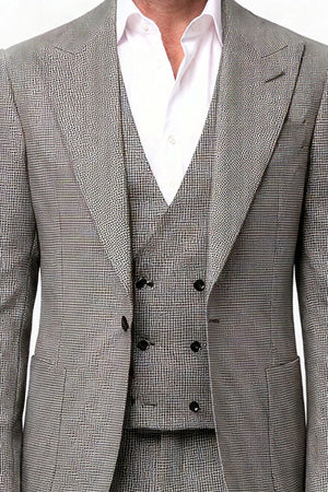 Puppytooth Flannel Weight — Black & White