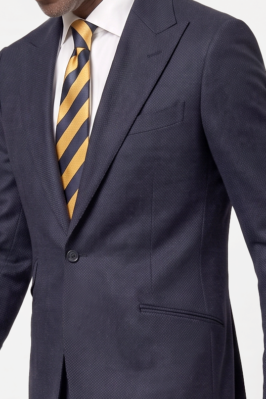 English Herringbone Suit — French Blue