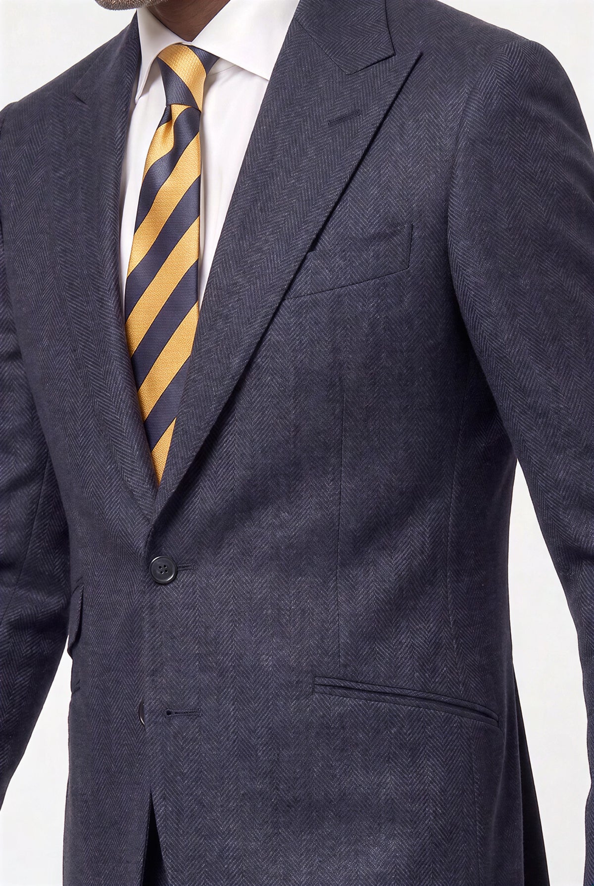 English Herringbone Suit — French Blue