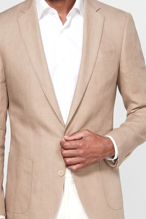 English Solid Linen Blazer