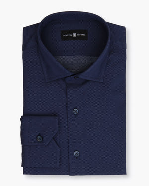 Luton Stretch Navy Microdot