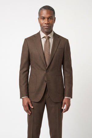 Dugdale Peerless Glen Check — Light Brown