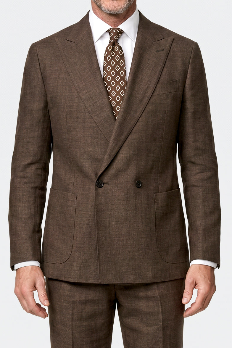 Solbiati Linen Suit - Brown