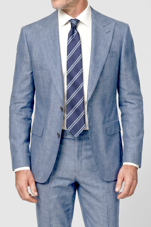 Solbiati Linen Suit - Sky Blue