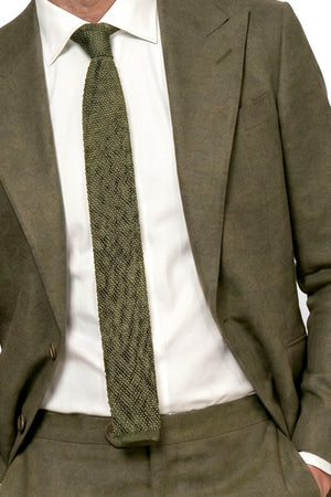 English Linen Suit - Olive