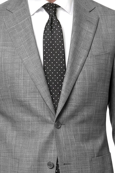 Summer Wool / Silk / Linen Suit - Gray