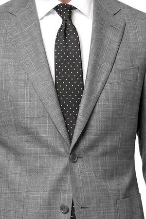 Summer Wool / Silk / Linen Suit - Gray