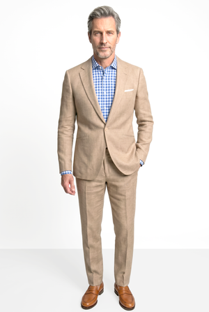 English Linen Suit - Mid-Fawn