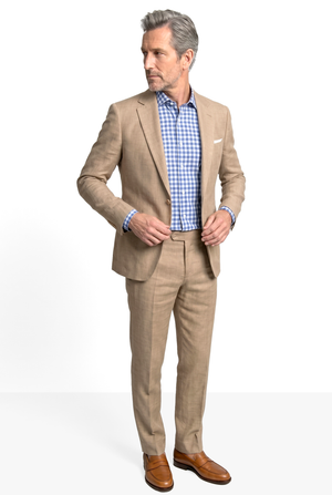 English Linen Suit - Mid-Fawn