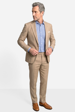 English Linen Suit - Mid-Fawn