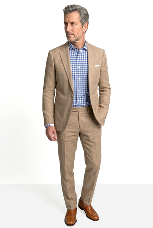 English Linen Suit - Mid-Fawn