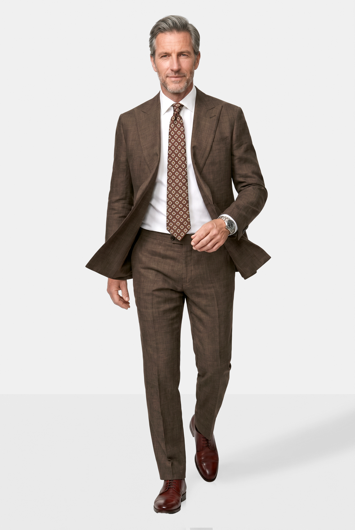 Solbiati Linen Suit - Brown