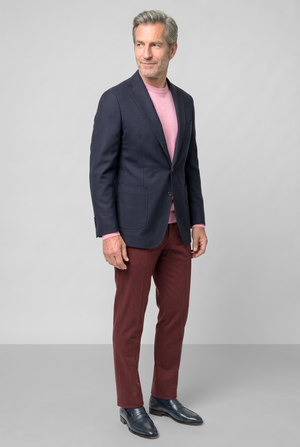 English Cotton Blazer - Navy