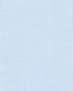 Blue Twill Pencil Stripe