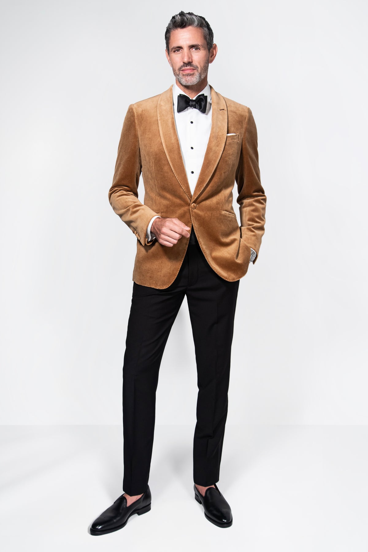 Gold Velvet Dinner Jacket - Acustom Apparel Gold Velvet Dinner Jacket - Acustom Apparel