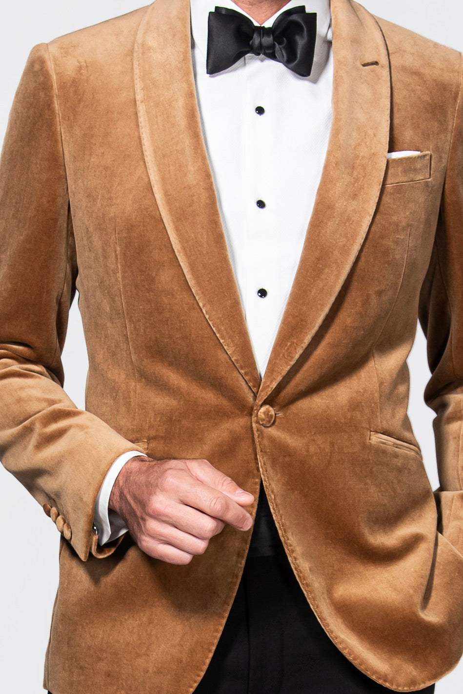 Gold Velvet Dinner Jacket