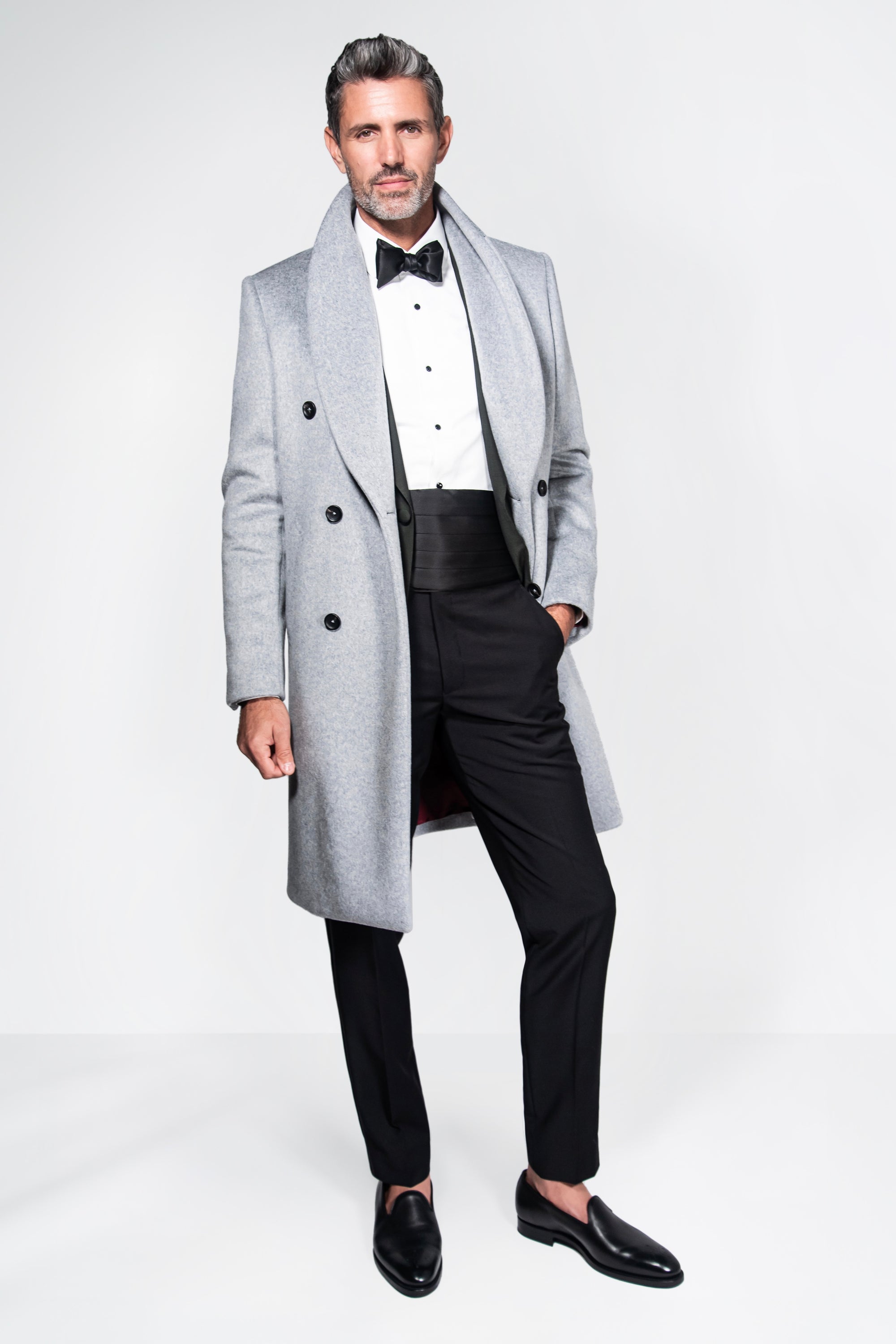 Double-Sided Wool & Cashmere Overcoat