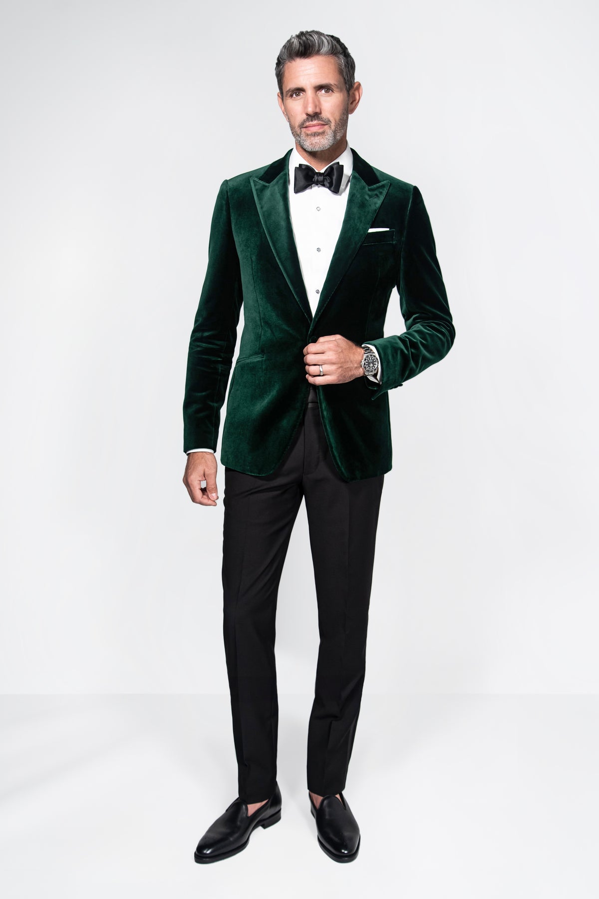 Green Velvet Dinner Jacket