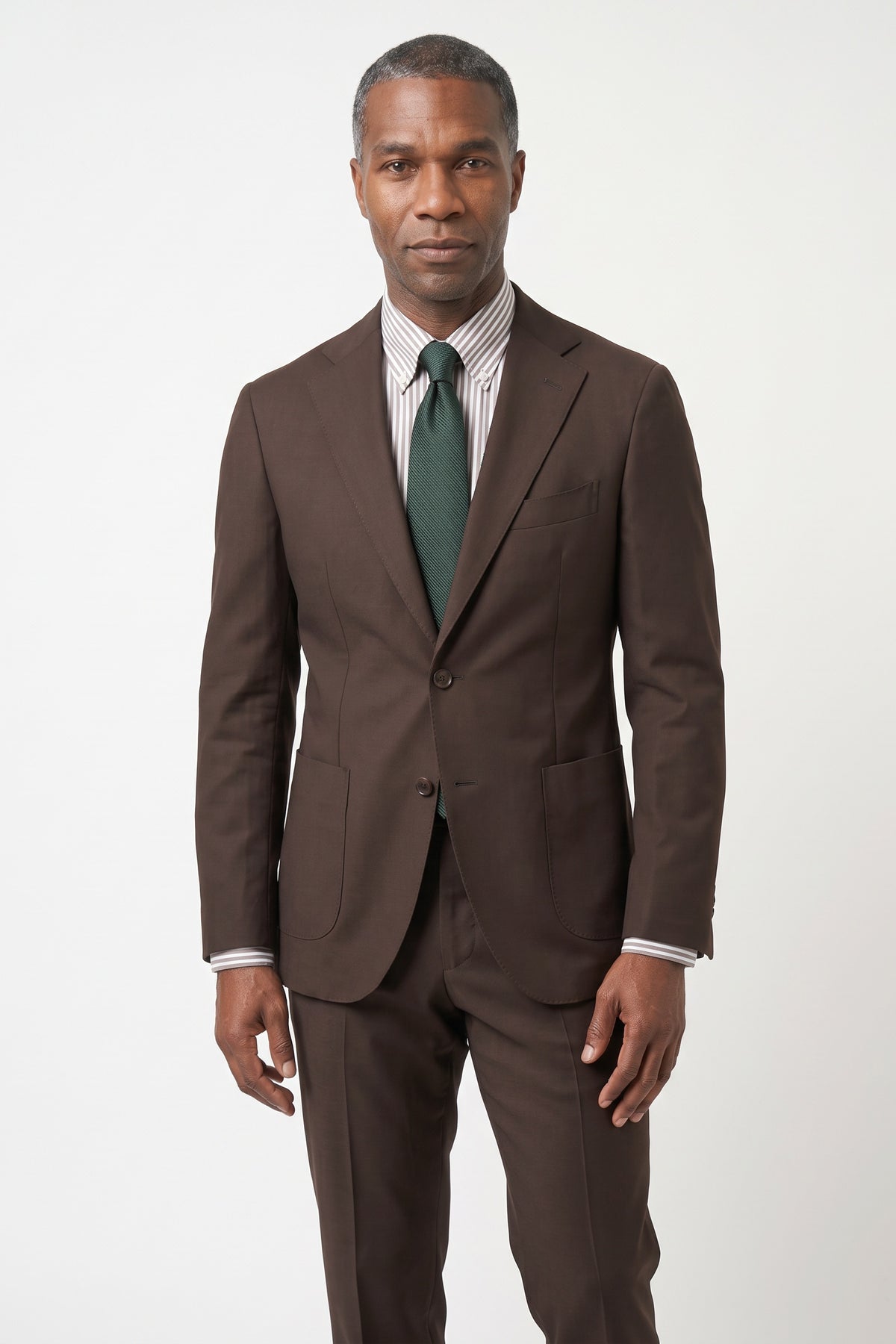 Dugdale English Earth Tone Cool Wool Suit — Golden Lovat