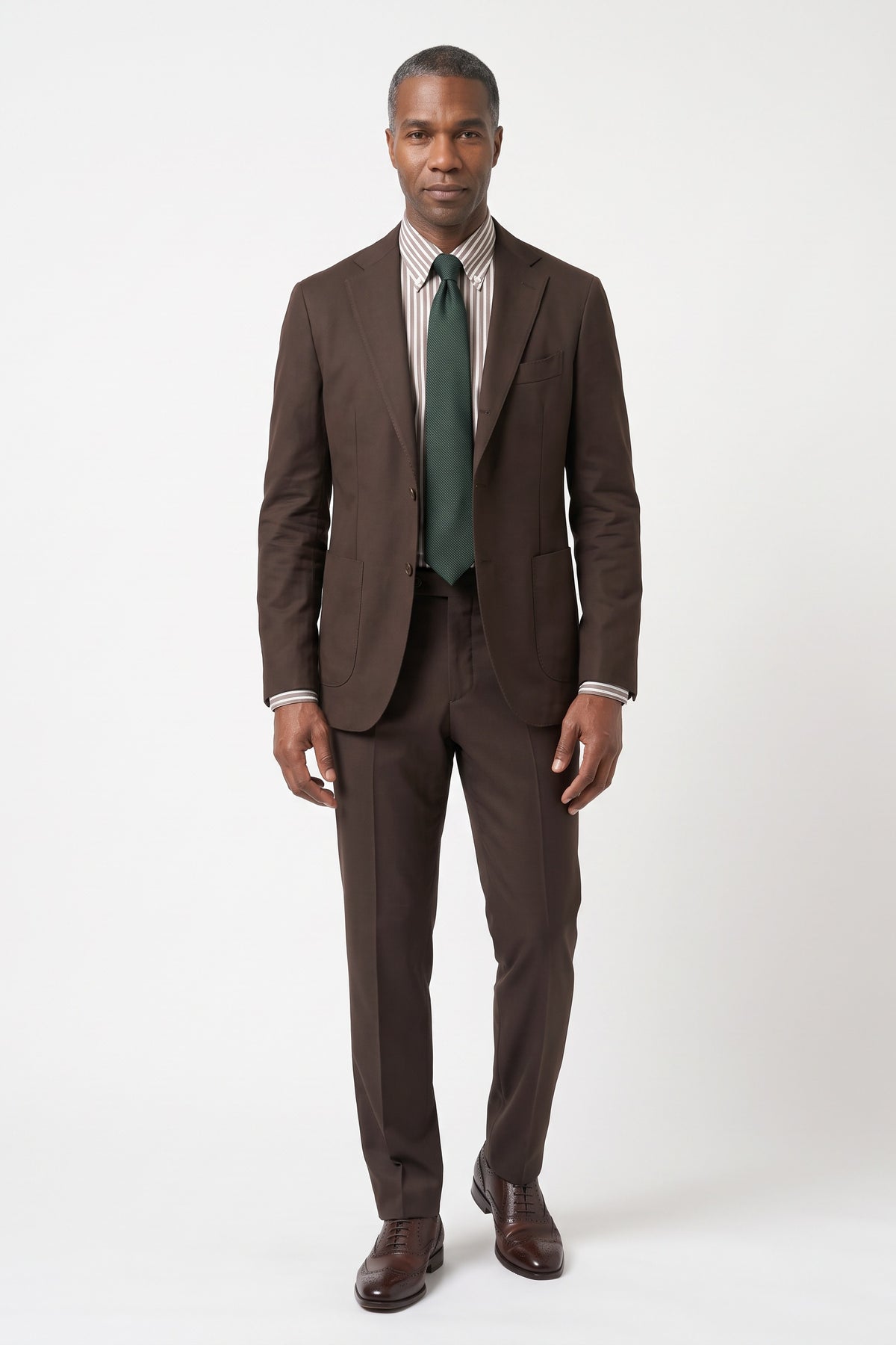 Dugdale English Earth Tone Cool Wool Suit — Golden Lovat