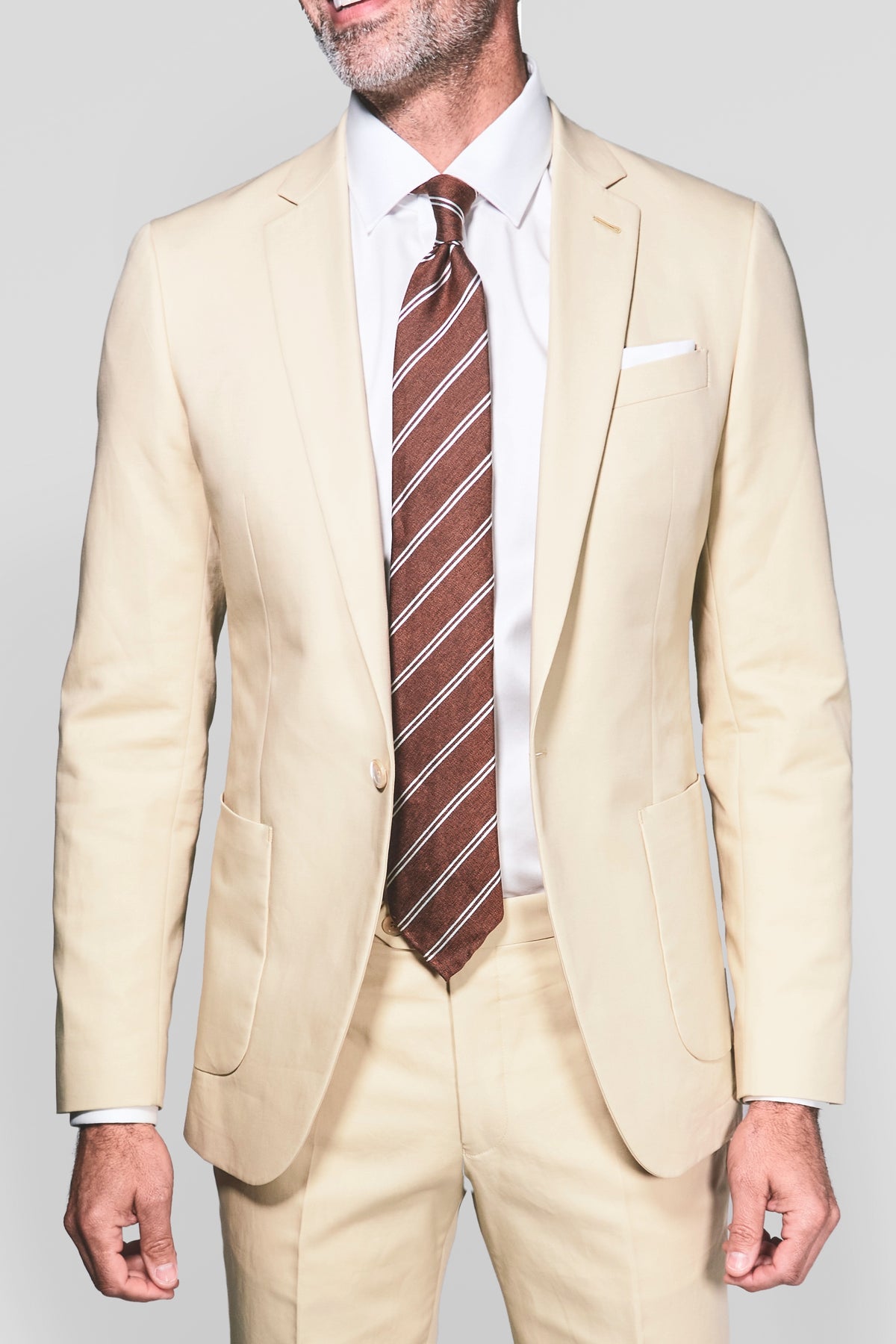 Natural Stretch English Cotton Suit