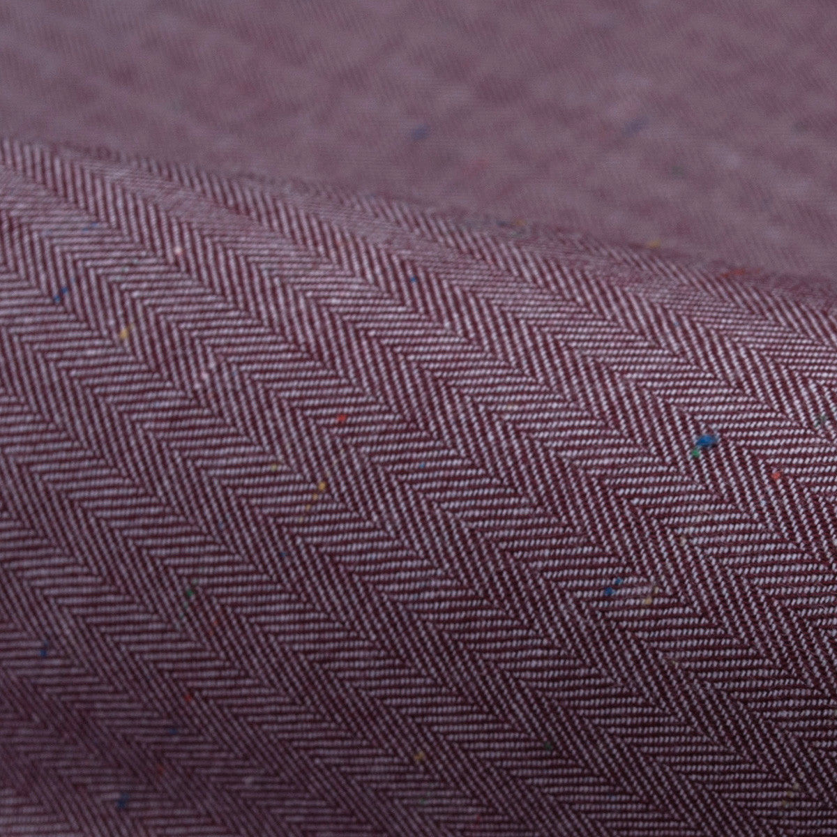 Red Color Spec Herringbone Flannel
