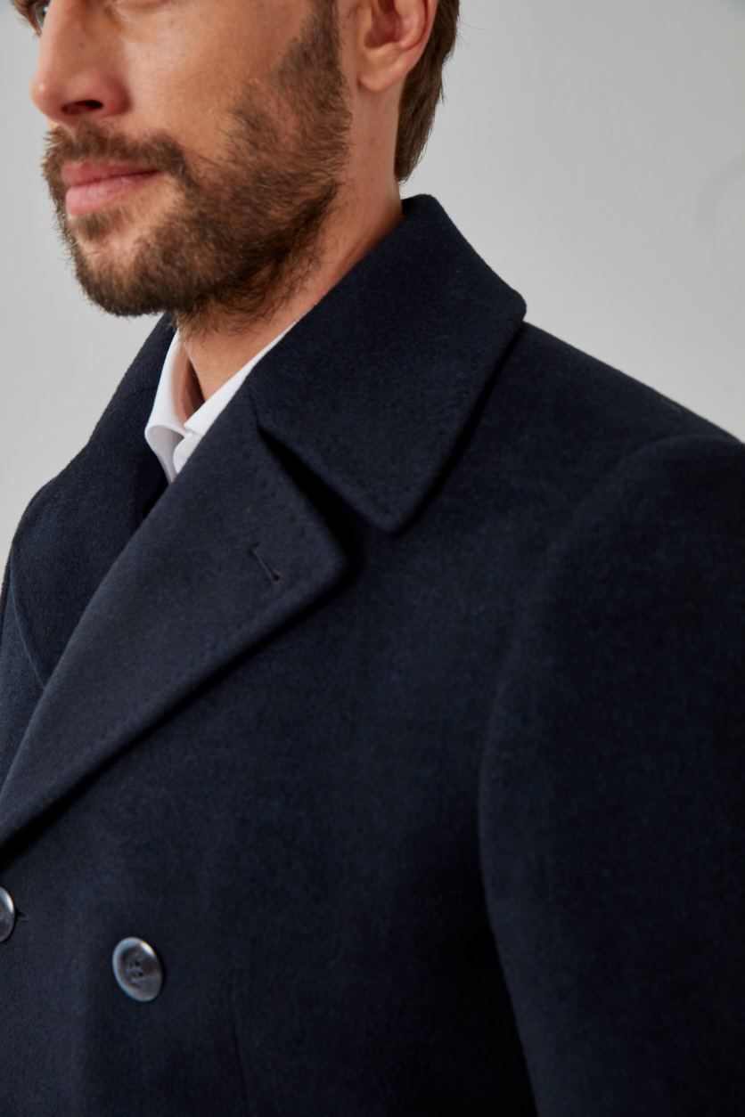 Solid Wool Peacoat Acustom Apparel