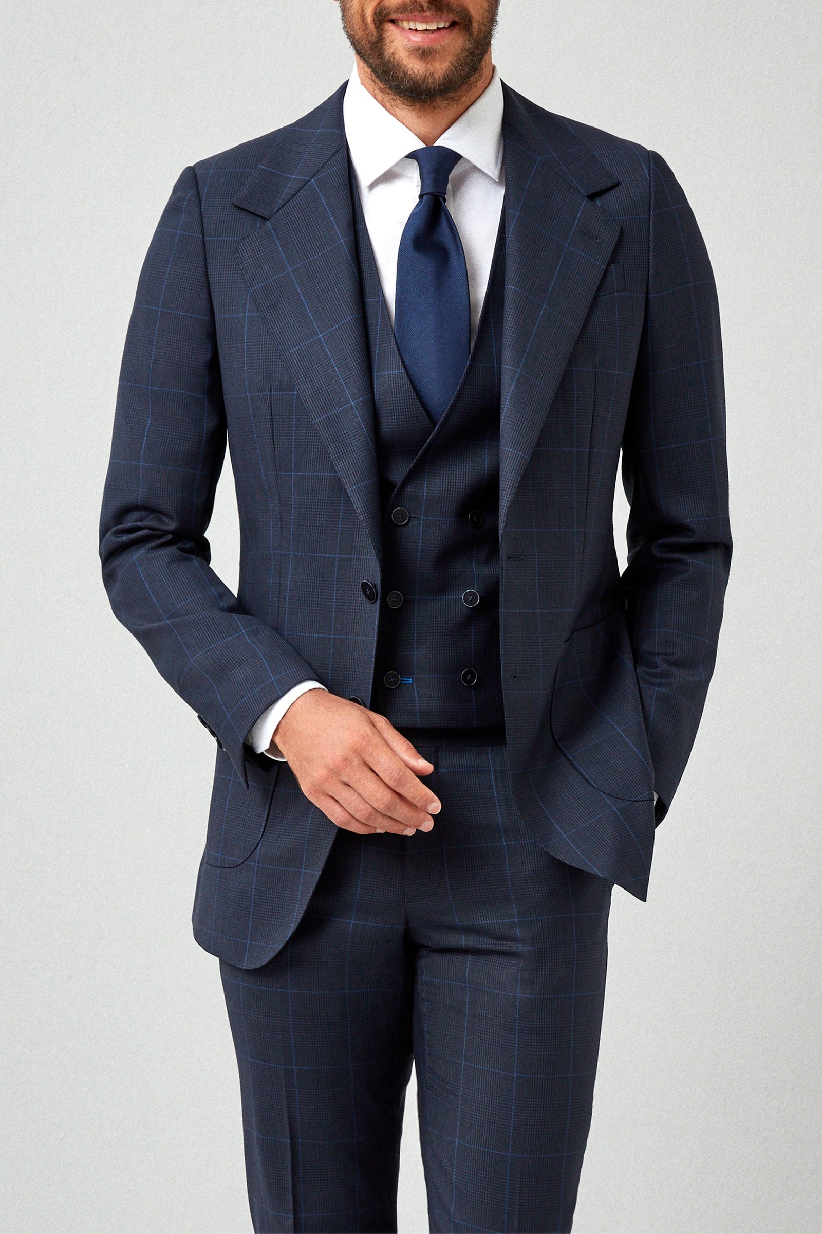 English Prince of Wales with Overcheck Suit