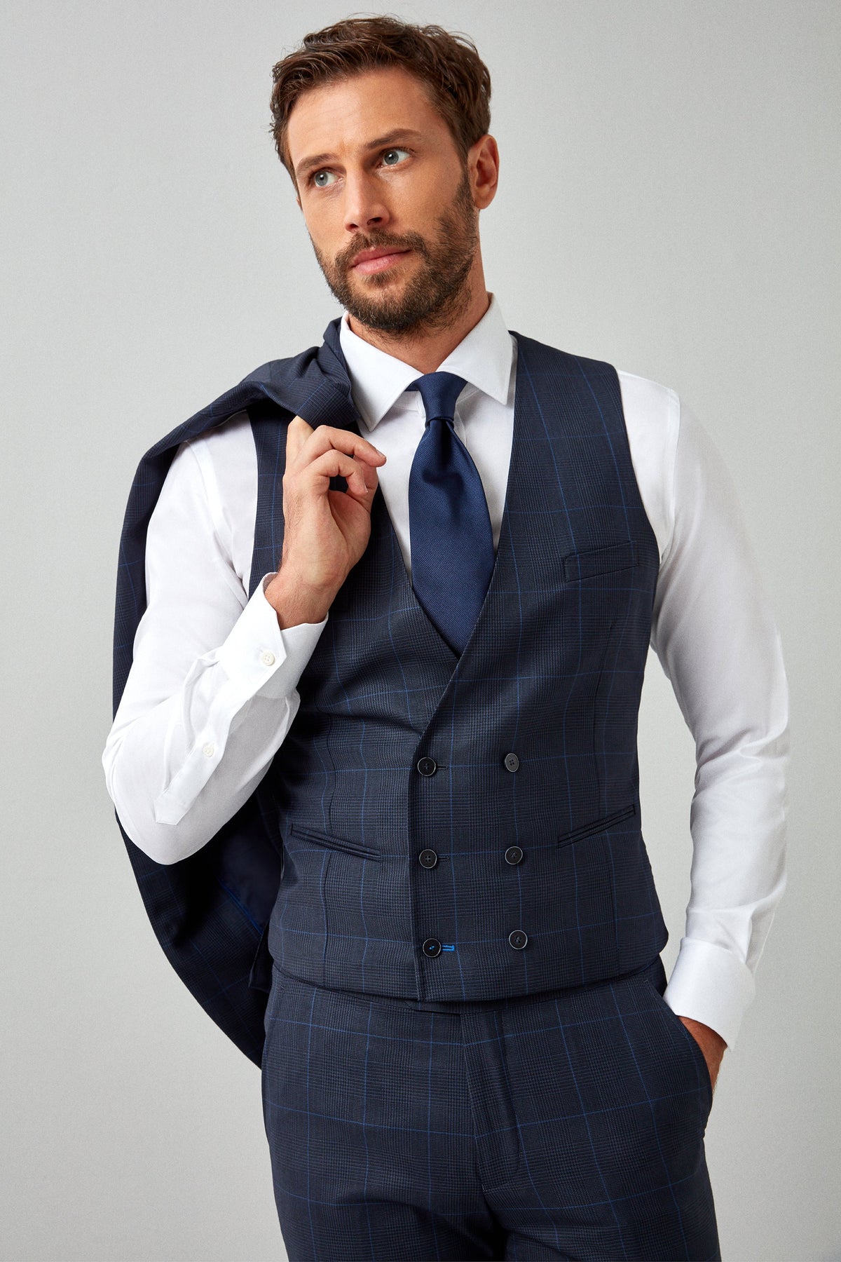 English Prince of Wales with Overcheck Suit