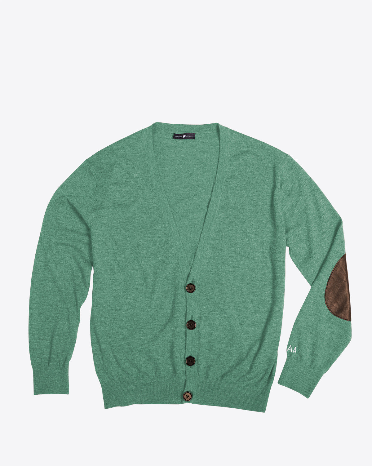 Green Cashmere Cardigan