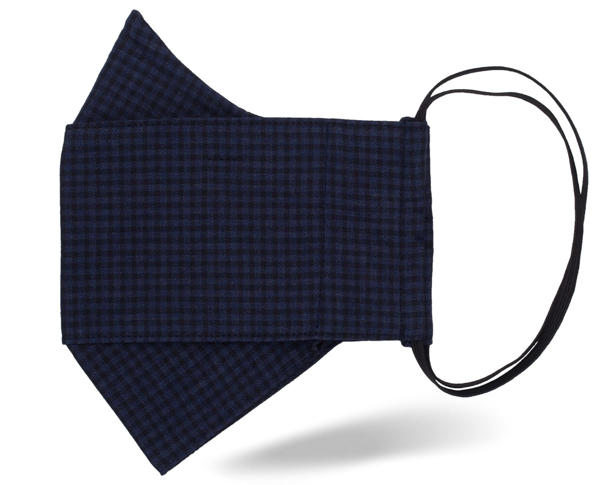 Navy/Black Minicheck