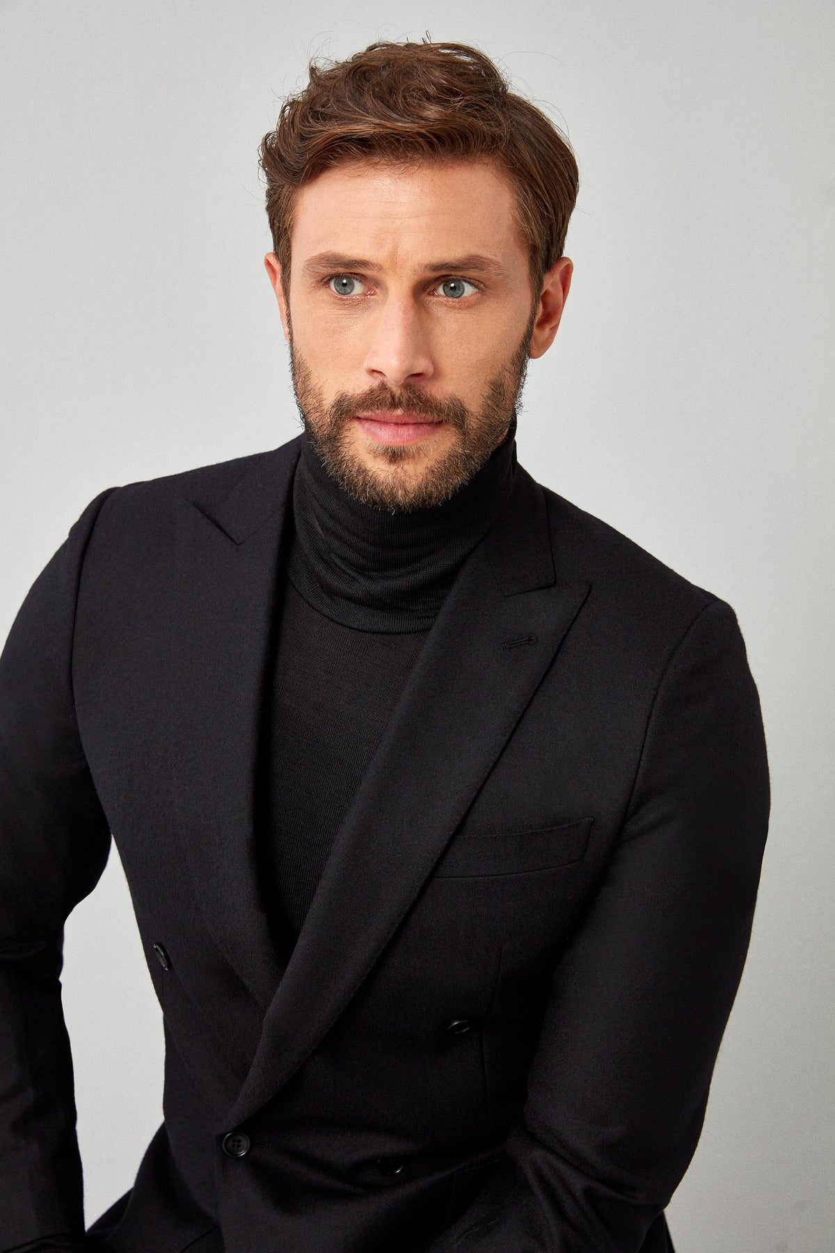 English Solid Flannel Blazer