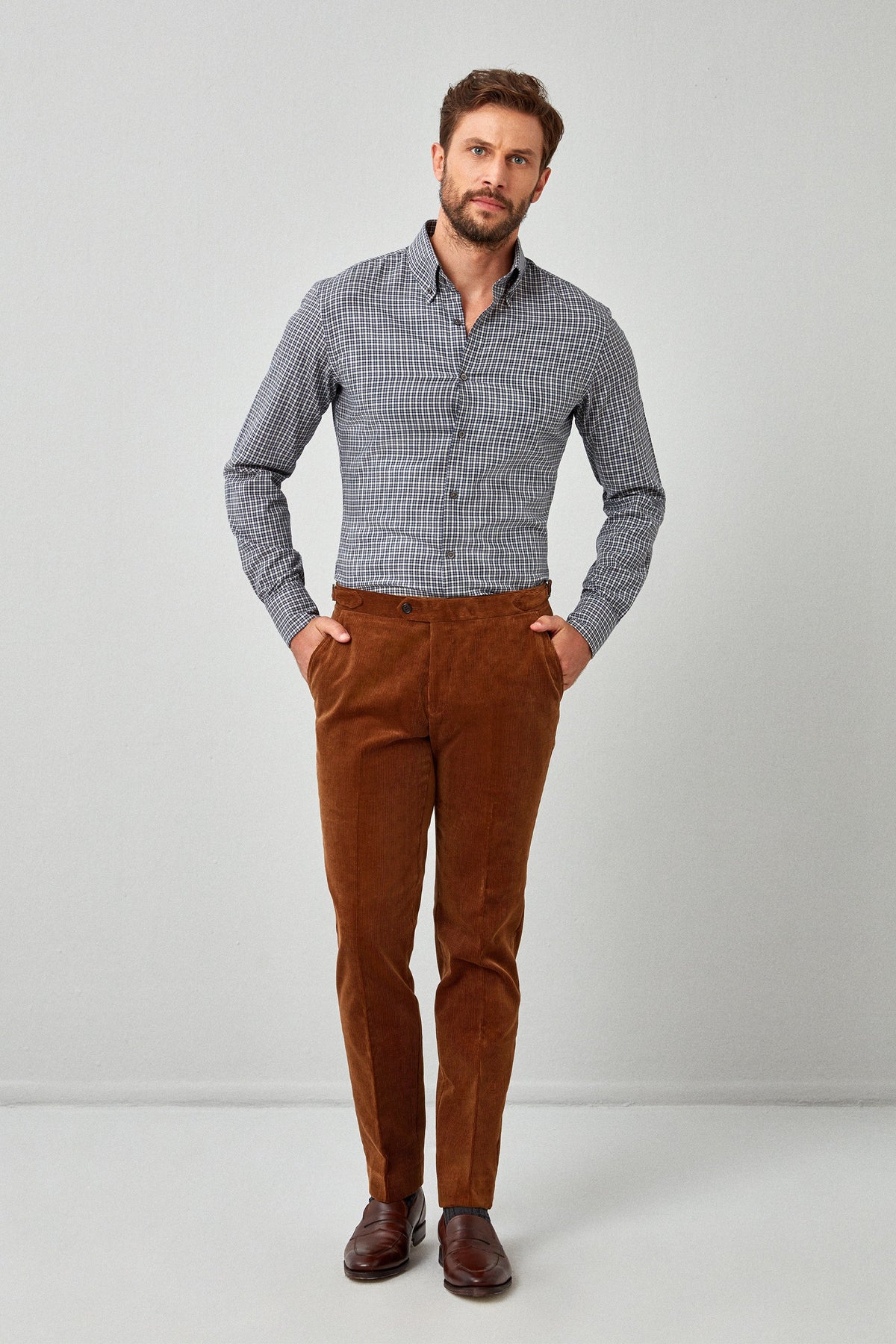 English Thin Wale Corduroy Trousers
