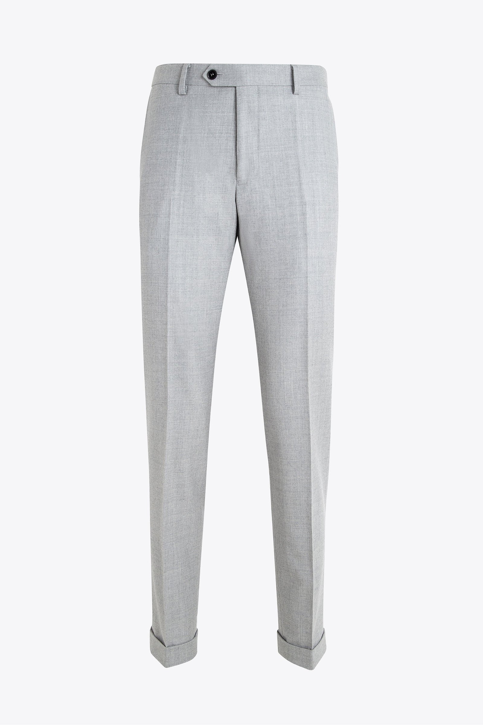 English Light Gray Flannel Trousers