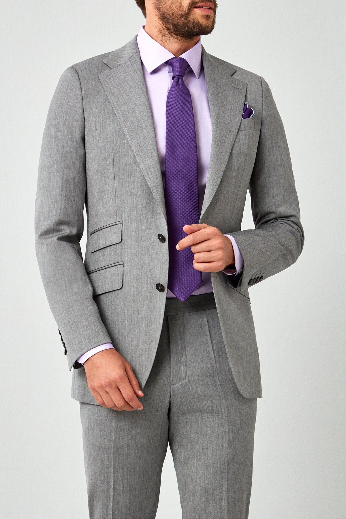 English Herringbone Suit