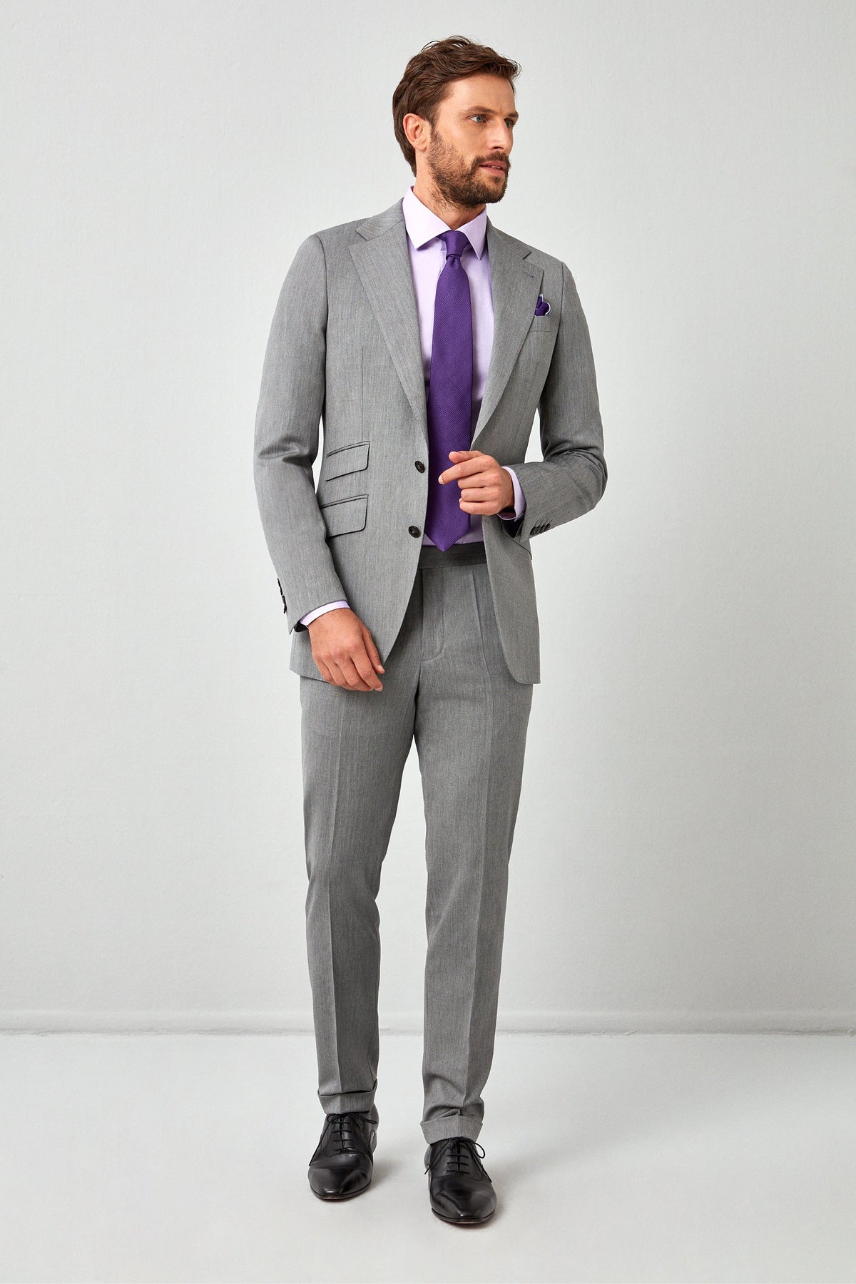 English Herringbone Suit