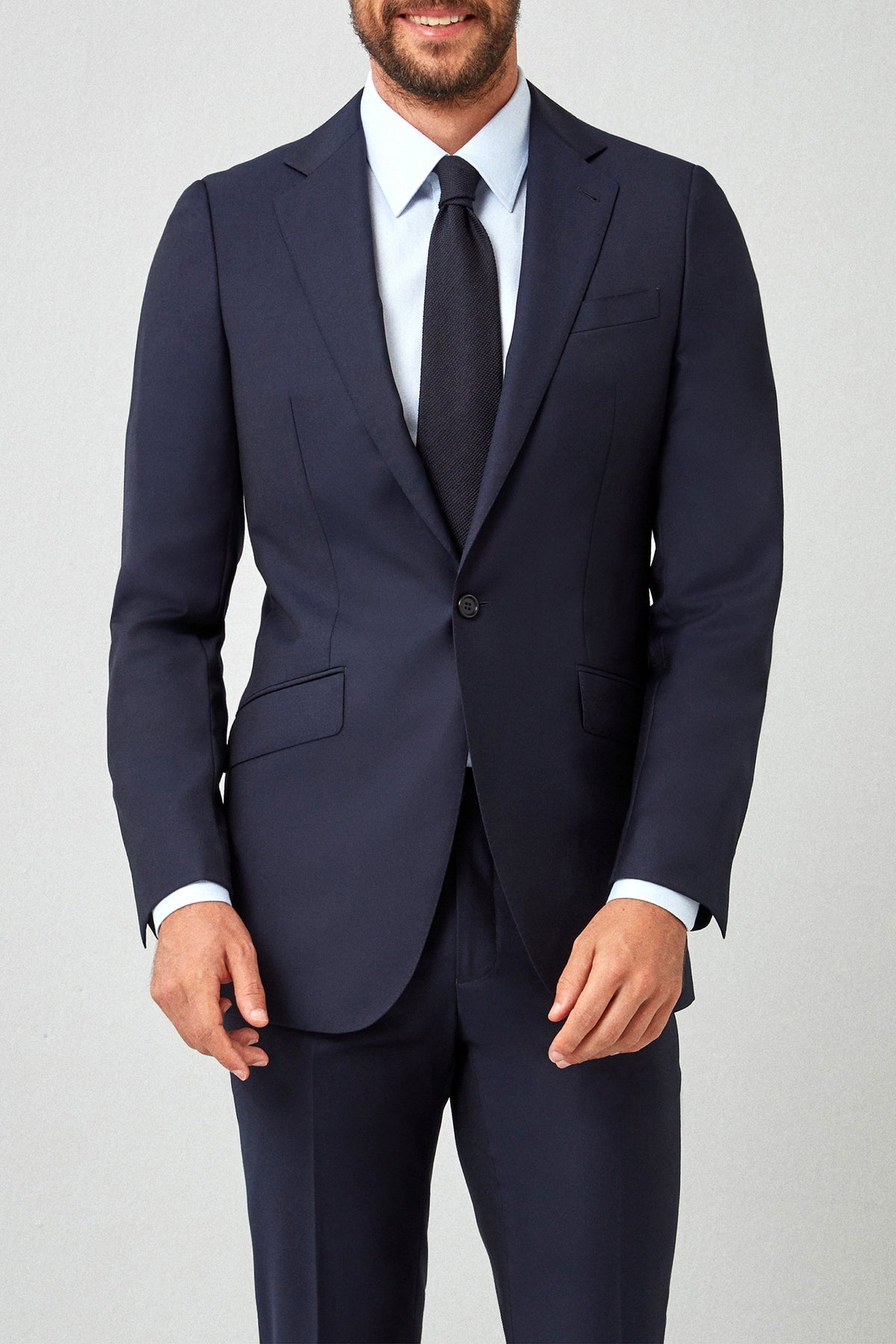 Solid Plain Weave Suit