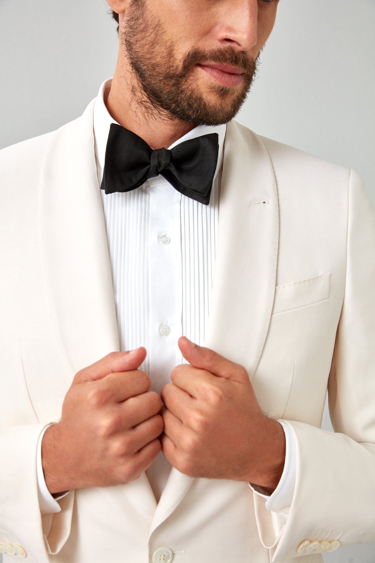 Solid Plain Weave 110s Dinner Jacket