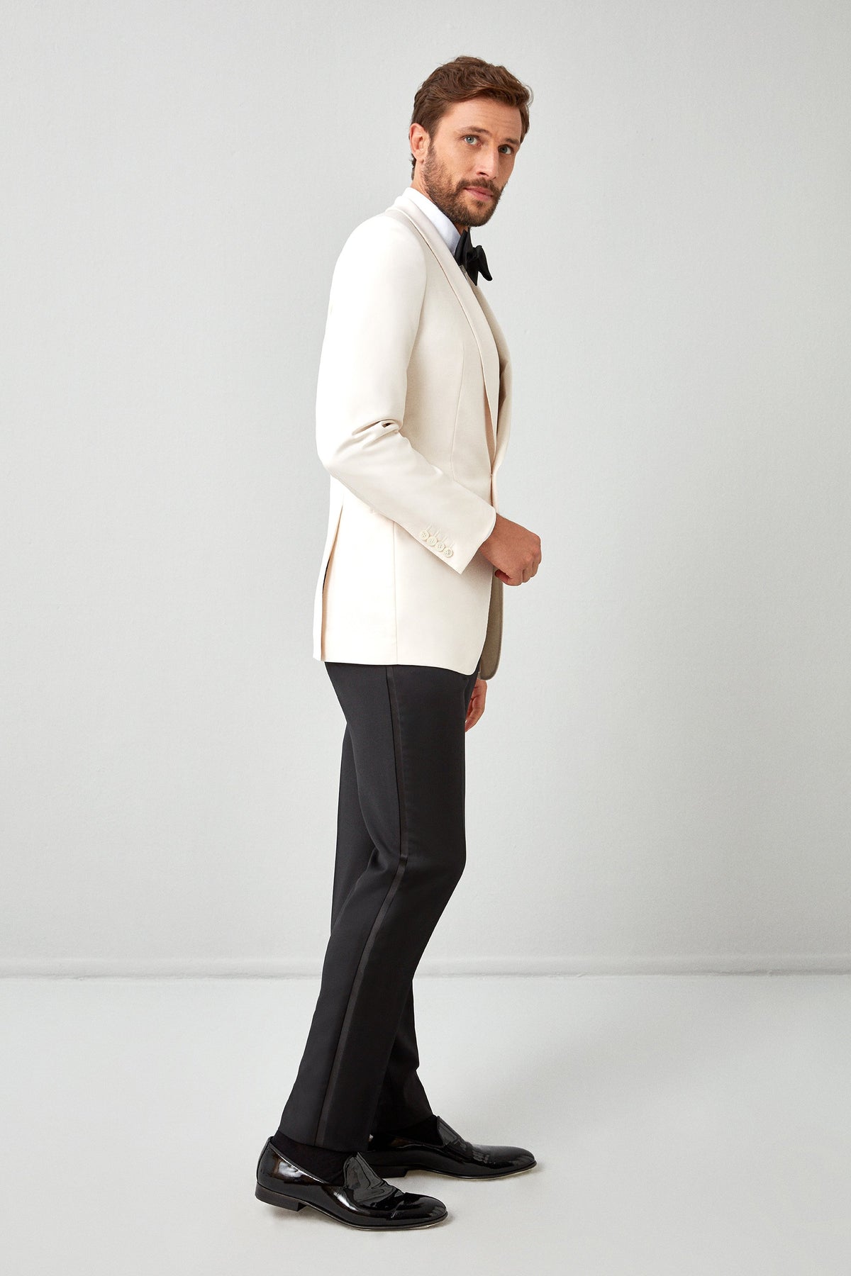 Solid Plain Weave 110s Dinner Jacket