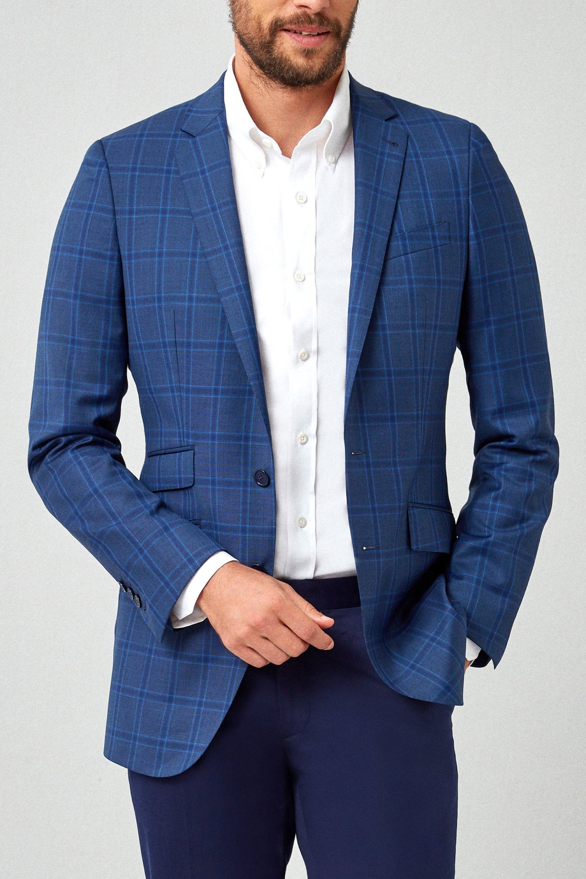 Bold Check 130s Blazer