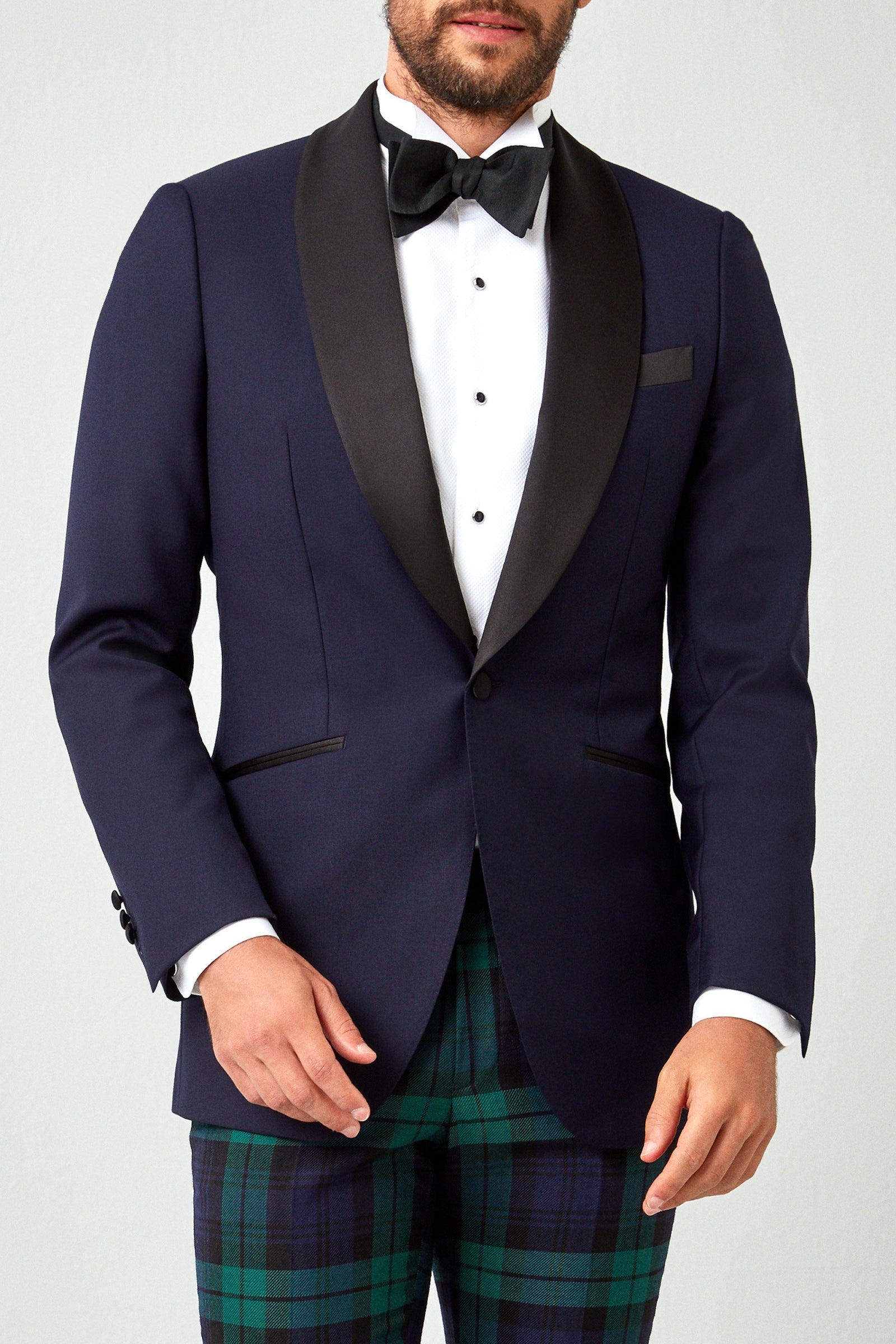 Solid Plain Weave 130s Dinner Jacket