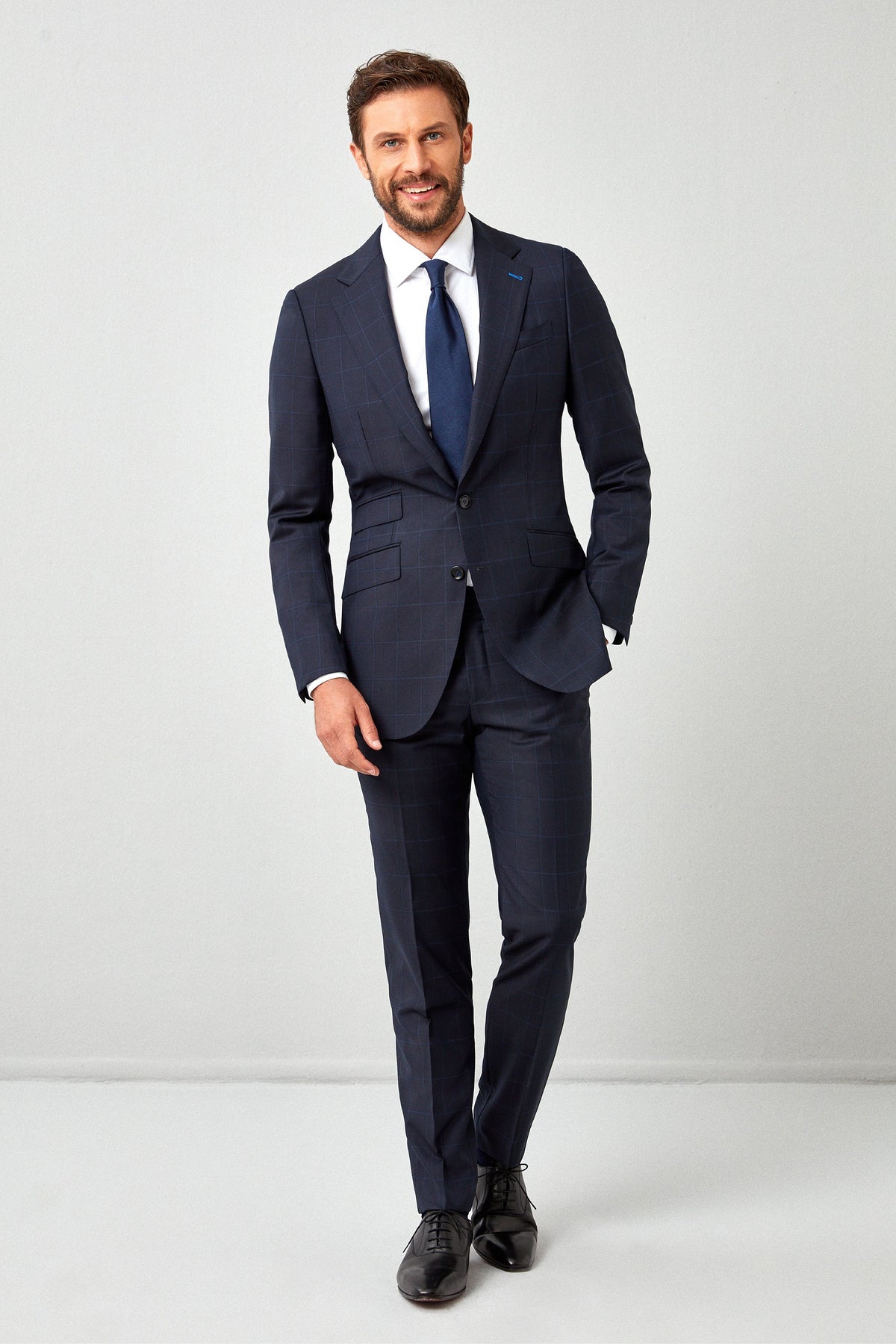 Subtle Windowpane 130s Suit
