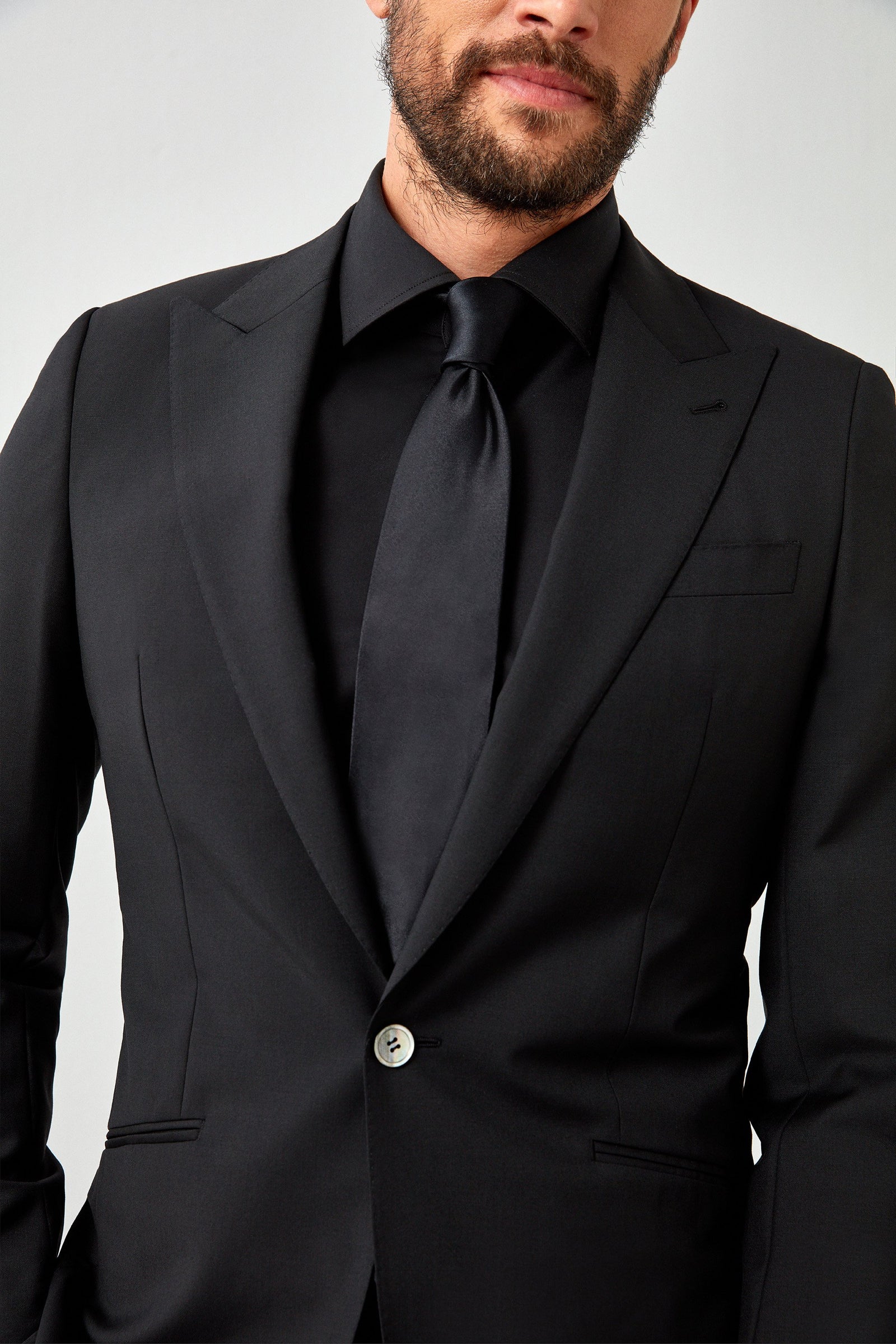 English Solid Mohair Suit