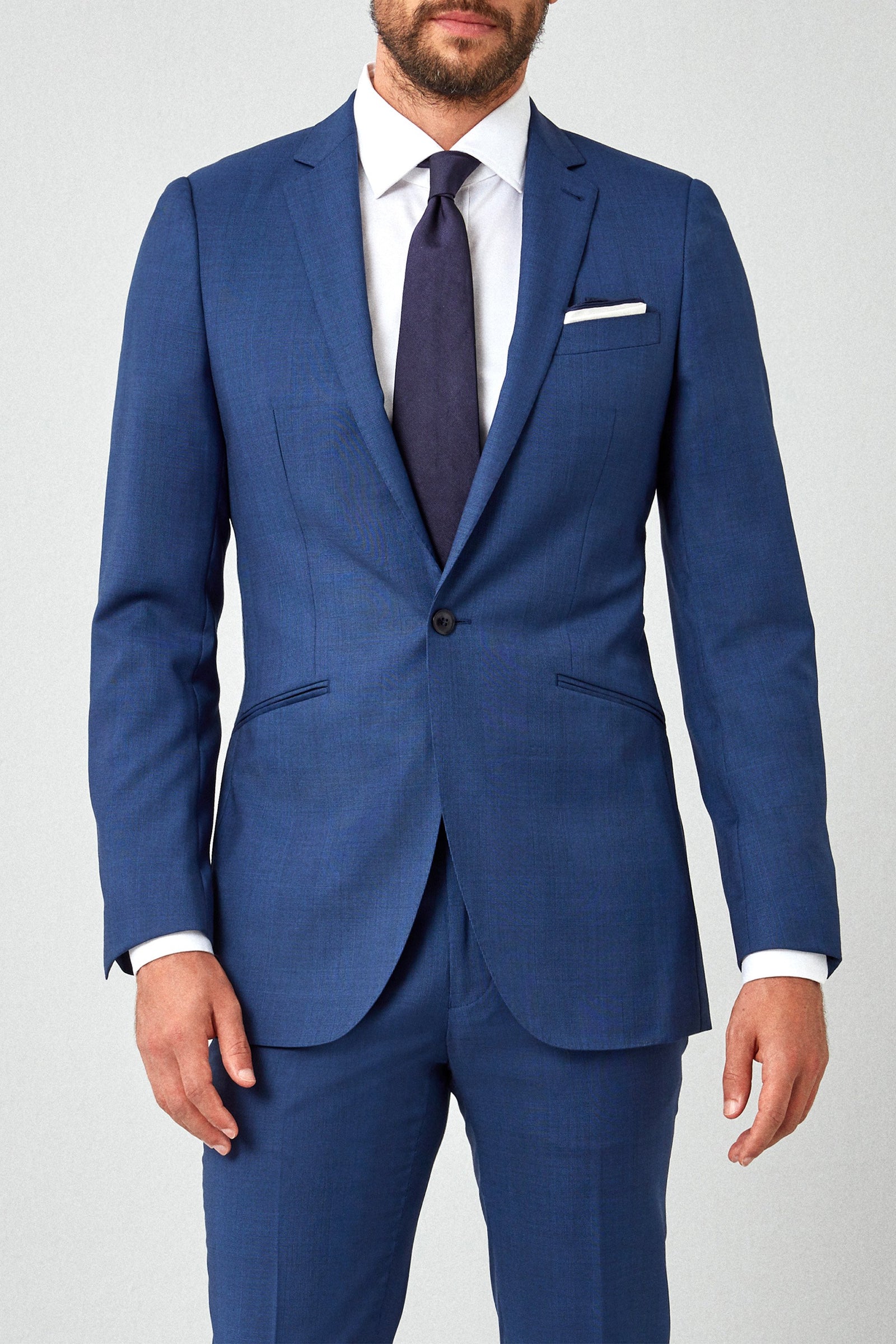 Italian Subtle Plaid Suit