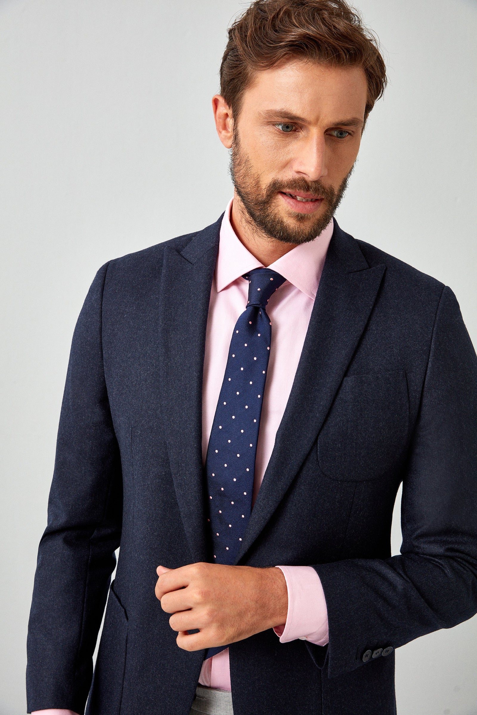 Italian Solid Flannel Blazer