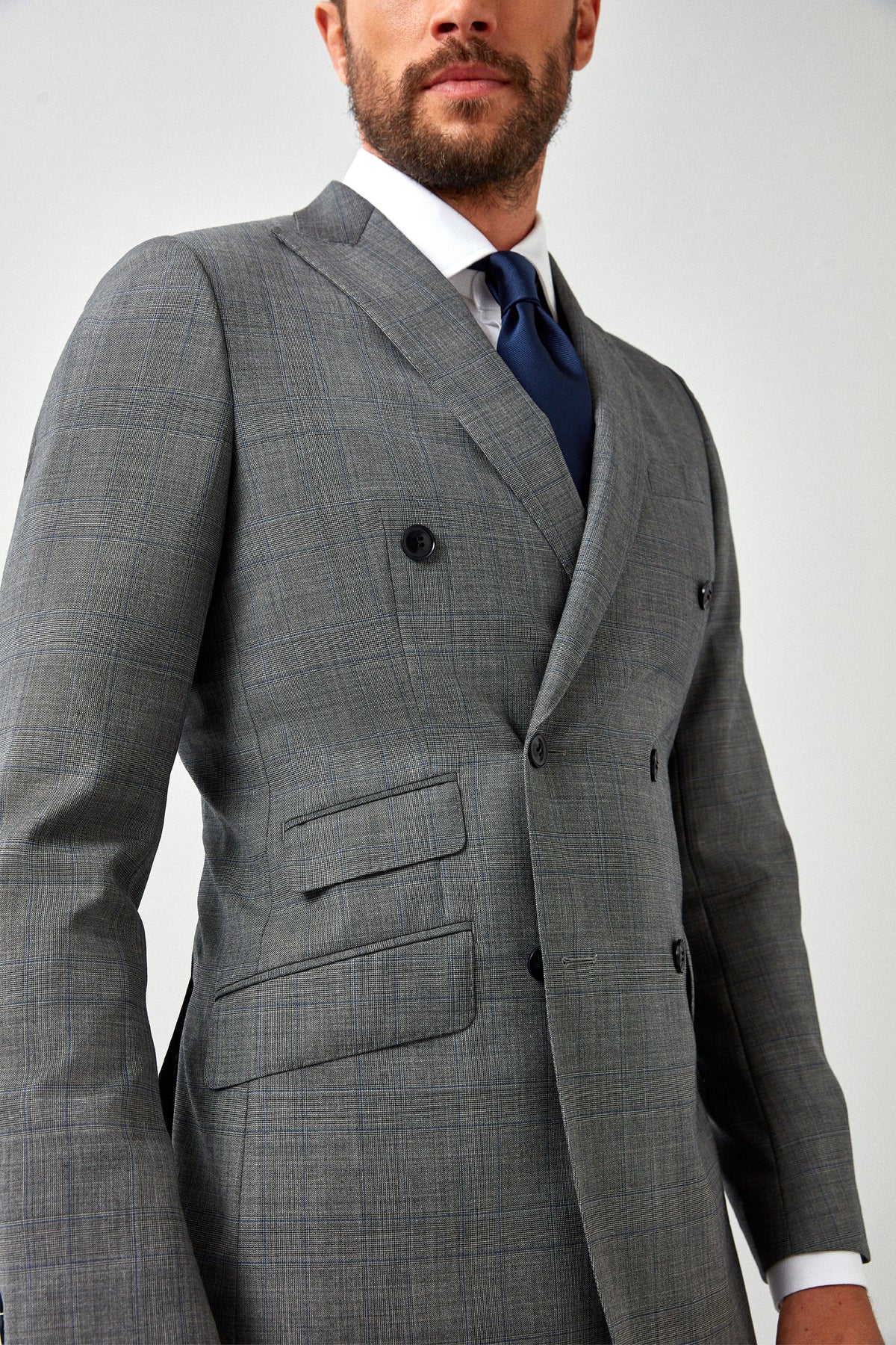 Glen Plaid Italian 130s Suit
