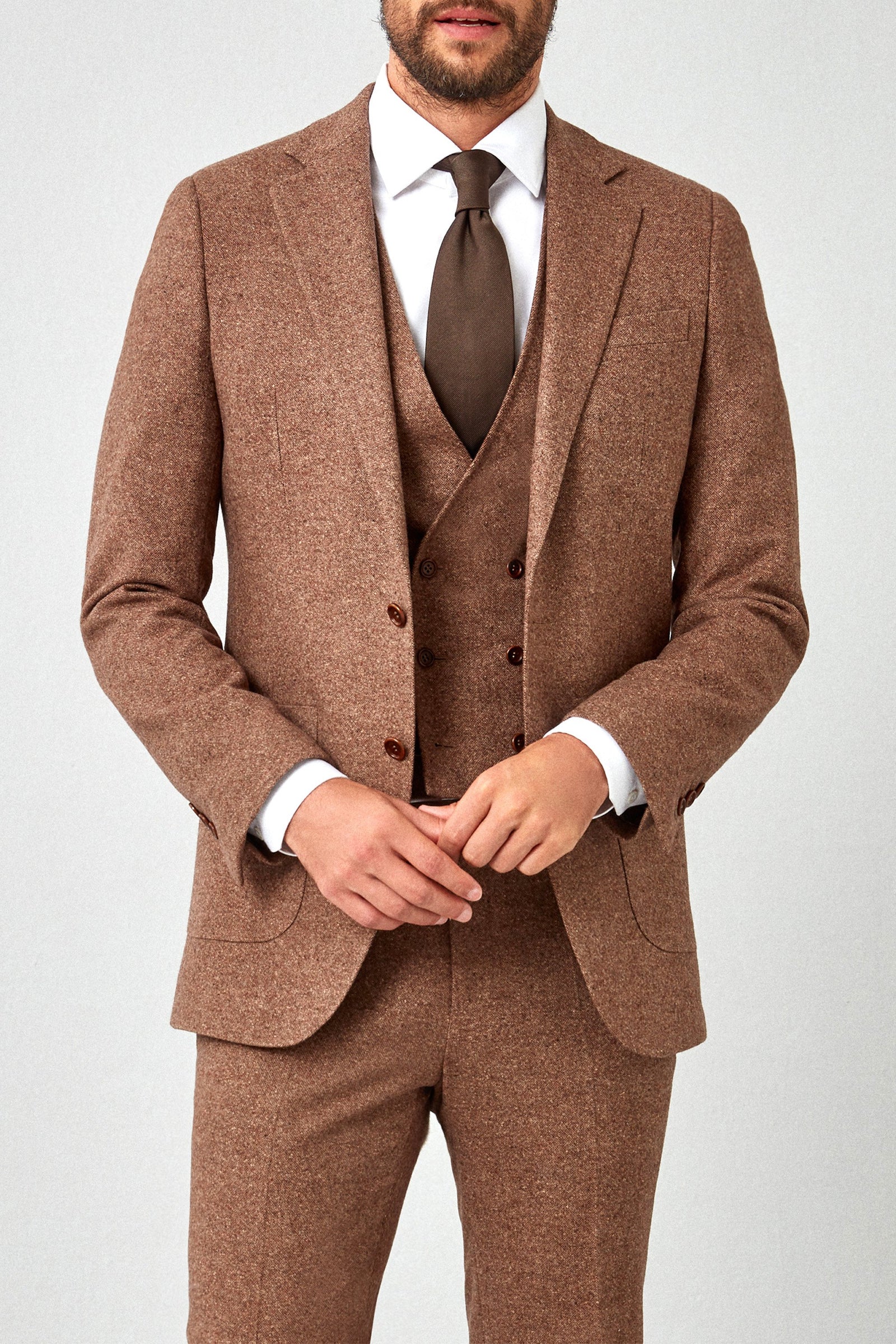 Donegal Italian Wool & Silk Suit